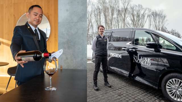 Winter butler, car and driver available at Tsubasa chalet in Niseko